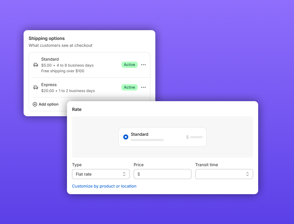 Shipping Rates Refactor